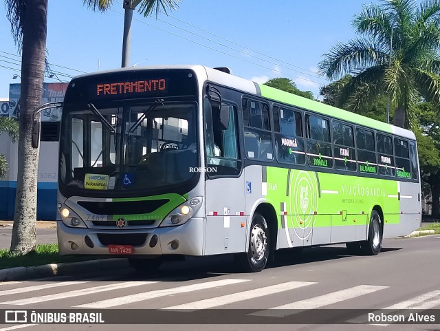 Viação Garcia 7469 na cidade de Paranavaí, Paraná, Brasil, por Robson Alves. ID da foto: 9884792.