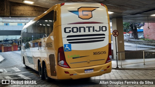 Empresa Gontijo de Transportes 16505 na cidade de Belo Horizonte, Minas Gerais, Brasil, por Allan Douglas Ferreira da Silva. Número da foto: #9886491.