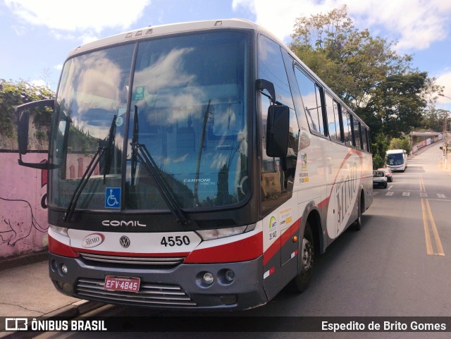 Viação Mimo 4550 na cidade de Franco da Rocha, São Paulo, Brasil, por Espedito de Brito Gomes. Número da foto: #9886899.