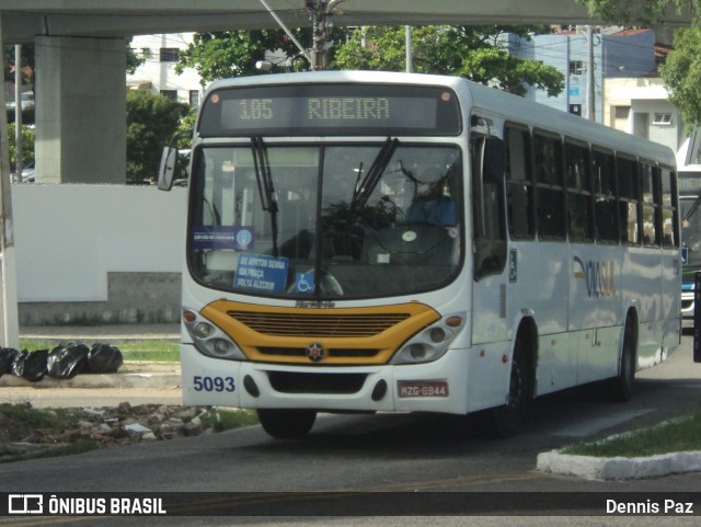 Via Sul TransFlor 5093 na cidade de Natal, Rio Grande do Norte, Brasil, por Dennis Paz. ID da foto: 9887431.