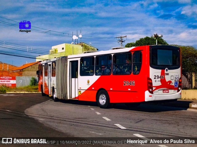 Itajaí Transportes Coletivos 2946 na cidade de Campinas, São Paulo, Brasil, por Henrique Alves de Paula Silva. Número da foto: #9887120.