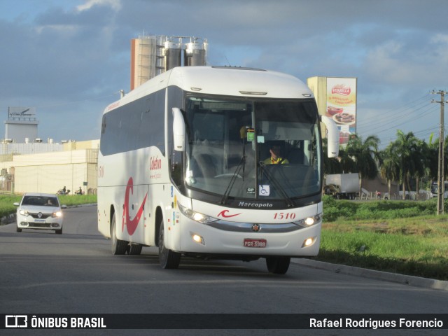 Coletivo Transportes 1510 na cidade de Jaboatão dos Guararapes, Pernambuco, Brasil, por Rafael Rodrigues Forencio. ID da foto: 9887543.