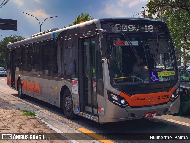 TRANSPPASS - Transporte de Passageiros 8 1290 na cidade de São Paulo, São Paulo, Brasil, por Guilherme  Palma. ID da foto: 9887461.