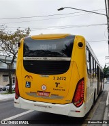 Viação Metrópole Paulista - Zona Leste 3 2472 na cidade de São Paulo, São Paulo, Brasil, por Markus Bus Vip. Número da foto: #:id.