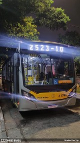 Viação Metrópole Paulista - Zona Leste 3 1746 na cidade de São Paulo, São Paulo, Brasil, por Markus Bus Vip. Número da foto: #:id.