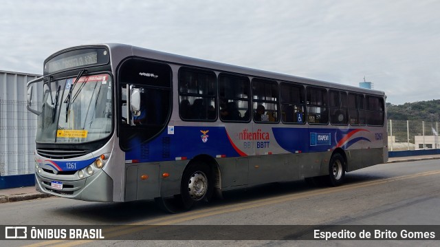 BBTT - Benfica Barueri Transporte e Turismo 1261 na cidade de Itapevi, São Paulo, Brasil, por Espedito de Brito Gomes. Número da foto: #9891238.