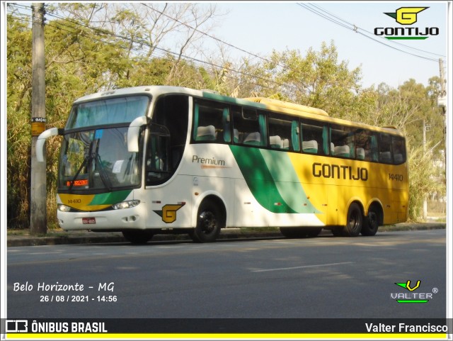 Empresa Gontijo de Transportes 14410 na cidade de Belo Horizonte, Minas Gerais, Brasil, por Valter Francisco. ID da foto: 9889713.