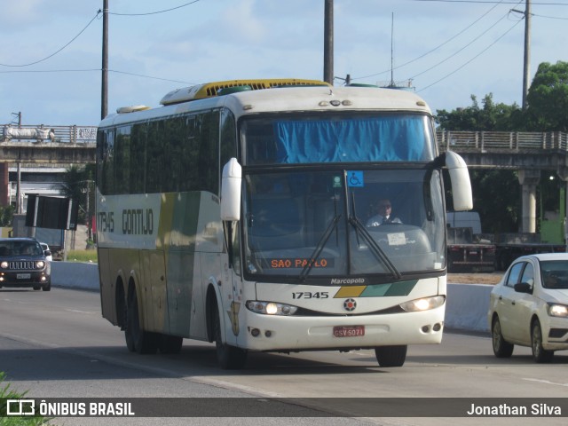 Empresa Gontijo de Transportes 17345 na cidade de Igarassu, Pernambuco, Brasil, por Jonathan Silva. ID da foto: 9890134.