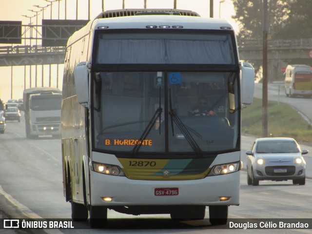 Empresa Gontijo de Transportes 12870 na cidade de Belo Horizonte, Minas Gerais, Brasil, por Douglas Célio Brandao. ID da foto: 9890221.