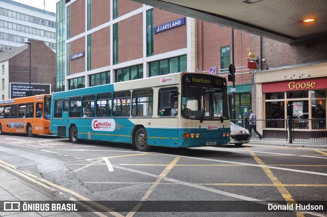 Go North East 5145 na cidade de Newcastle upon Tyne, Tyne and Wear, Inglaterra, por Donald Hudson. Número da foto: #9890438.