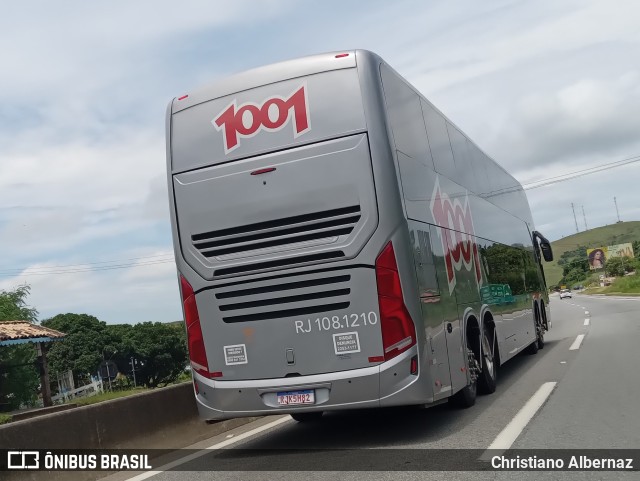 Auto Viação 1001 RJ 108.1210 na cidade de Rio Bonito, Rio de Janeiro, Brasil, por Christiano Albernaz. Número da foto: #9890389.