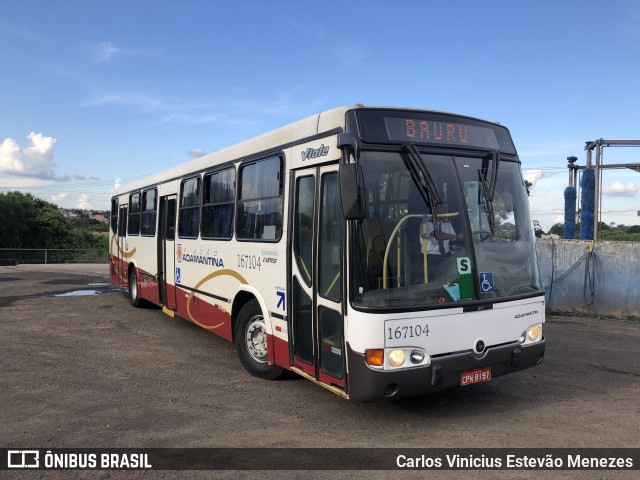 Expresso Adamantina 167104 na cidade de Bauru, São Paulo, Brasil, por Carlos Vinicius Estevão Menezes. ID da foto: 9889903.