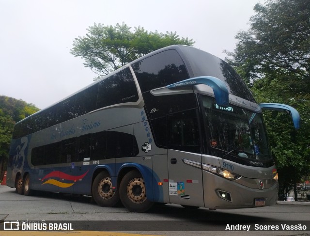 Três Estrelas Turismo 9110 na cidade de São Paulo, São Paulo, Brasil, por Andrey  Soares Vassão. ID da foto: 9891326.