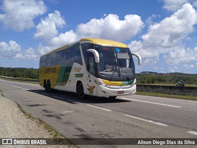 Empresa Gontijo de Transportes 21345 na cidade de São José de Mipibu, Rio Grande do Norte, Brasil, por Alison Diego Dias da Silva. Número da foto: #9890223.