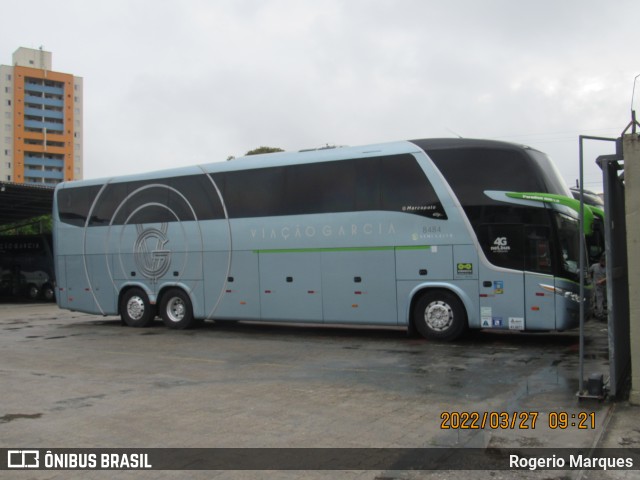 Viação Garcia 8484 na cidade de São José dos Campos, São Paulo, Brasil, por Rogerio Marques. Número da foto: #9894045.