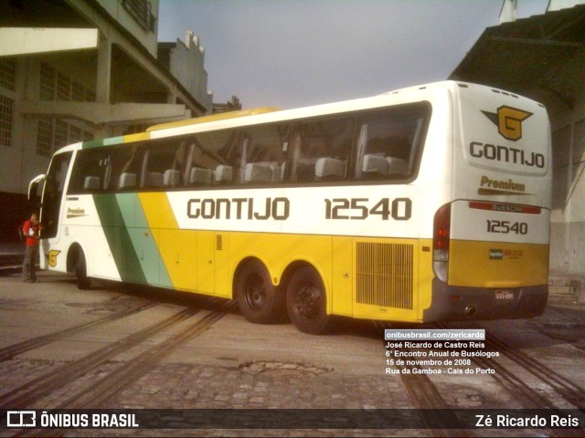 Empresa Gontijo de Transportes 12540 na cidade de Rio de Janeiro, Rio de Janeiro, Brasil, por Zé Ricardo Reis. ID da foto: 9893583.