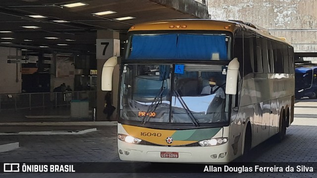 Empresa Gontijo de Transportes 16040 na cidade de Belo Horizonte, Minas Gerais, Brasil, por Allan Douglas Ferreira da Silva. Número da foto: #9892478.