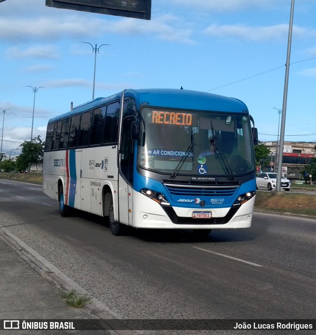 Auto Viação Jabour D86740 na cidade de Rio de Janeiro, Rio de Janeiro, Brasil, por João Lucas Rodrigues. Número da foto: #9892912.