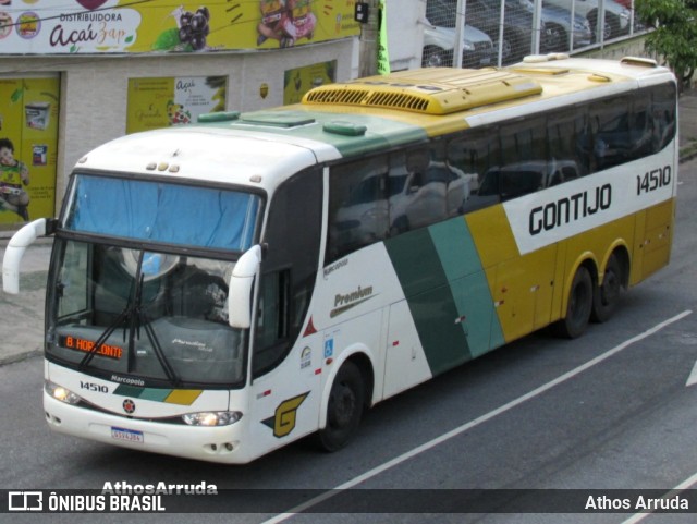 Empresa Gontijo de Transportes 14510 na cidade de Belo Horizonte, Minas Gerais, Brasil, por Athos Arruda. ID da foto: 9894190.