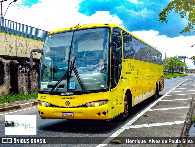 Viação Itapemirim 8639 na cidade de Campinas, São Paulo, Brasil, por Henrique Alves de Paula Silva. ID da foto: 9892264.