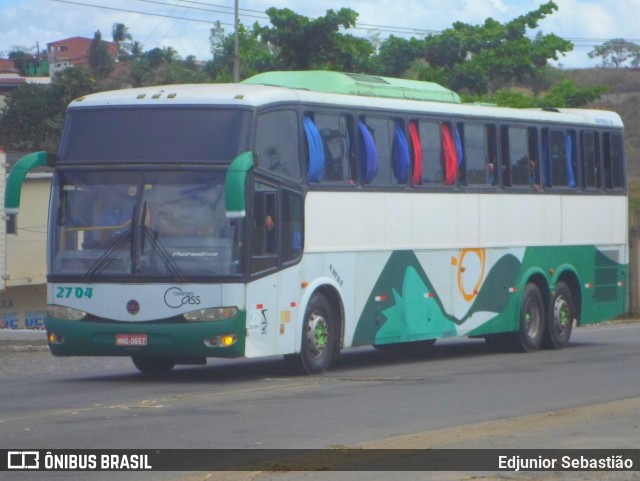 Ônibus Particulares 2704 na cidade de Nazaré da Mata, Pernambuco, Brasil, por Edjunior Sebastião. ID da foto: 9893662.