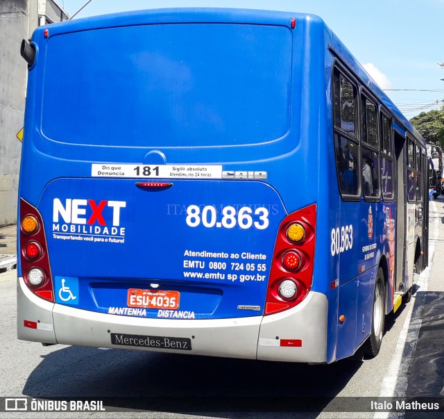 Next Mobilidade - ABC Sistema de Transporte 80.863 na cidade de Diadema, São Paulo, Brasil, por Italo Matheus. Número da foto: #9893701.