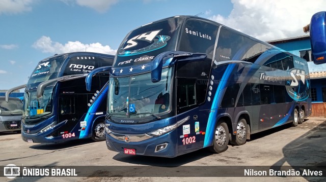 SH Transportes 1002 na cidade de Ribeirão das Neves, Minas Gerais, Brasil, por Nilson Brandão Alves. ID da foto: 9894205.