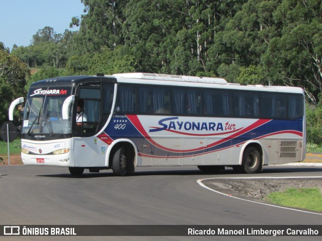 Sayonara - Auto Viação Monte Alverne 400 na cidade de Rio Pardo, Rio Grande do Sul, Brasil, por Ricardo Manoel Limberger Carvalho. ID da foto: 9892637.