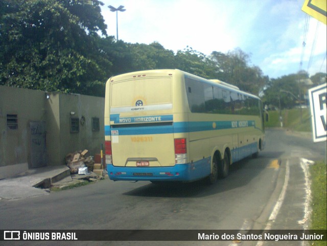 Viação Novo Horizonte 1026311 na cidade de Salvador, Bahia, Brasil, por Mario dos Santos Nogueira Junior. ID da foto: 9894749.