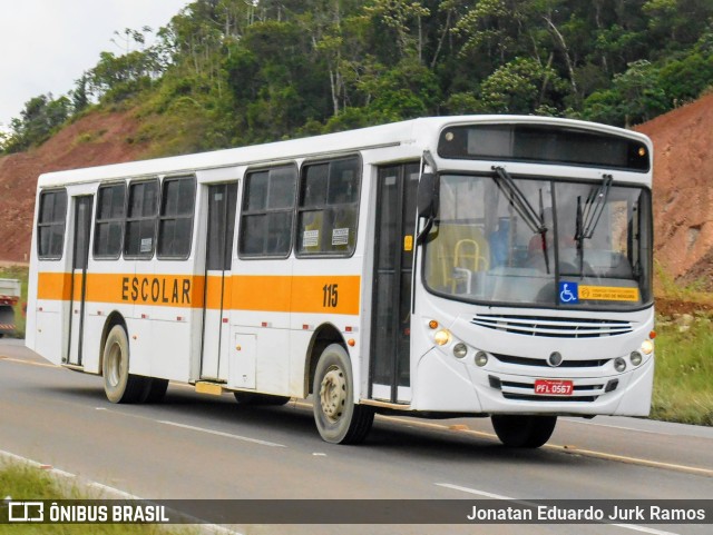 Viação Guaratuba 115 na cidade de Gaspar, Santa Catarina, Brasil, por Jonatan Eduardo Jurk Ramos. ID da foto: 9895501.