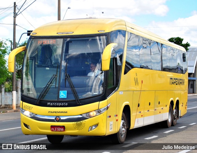 Viação Itapemirim 60087 na cidade de Campinas, São Paulo, Brasil, por Julio Medeiros. Número da foto: #9895316.