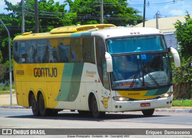 Empresa Gontijo de Transportes 14005 na cidade de Eunápolis, Bahia, Brasil, por Eriques  Damasceno. Número da foto: #9896530.