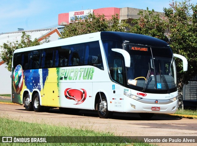 Eucatur - Empresa União Cascavel de Transportes e Turismo 4914 na cidade de Cascavel, Paraná, Brasil, por Vicente de Paulo Alves. Número da foto: #9894823.