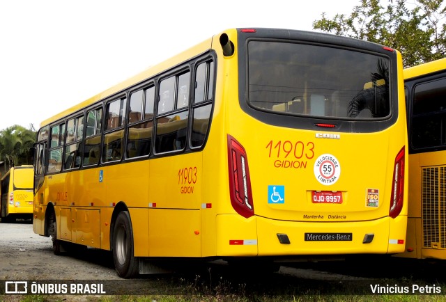 Gidion Transporte e Turismo 11903 na cidade de Joinville, Santa Catarina, Brasil, por Vinicius Petris. Número da foto: #9896118.