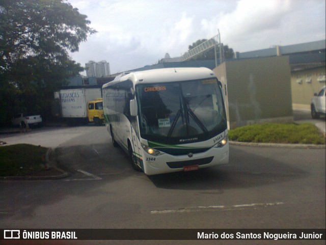 Viação Jauá 2344 na cidade de Salvador, Bahia, Brasil, por Mario dos Santos Nogueira Junior. Número da foto: #9894748.