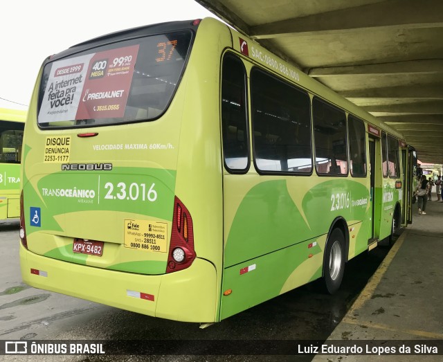 Expresso Miramar 2.3.016 na cidade de Niterói, Rio de Janeiro, Brasil, por Luiz Eduardo Lopes da Silva. Número da foto: #9894911.