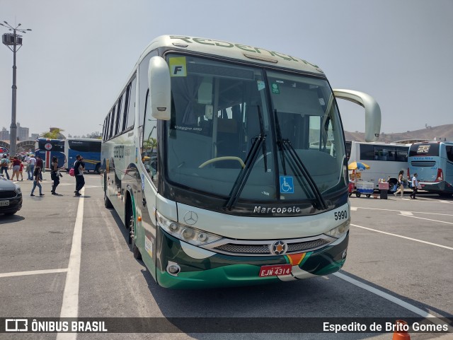 Redenção Turismo 5990 na cidade de Aparecida, São Paulo, Brasil, por Espedito de Brito Gomes. Número da foto: #9895255.