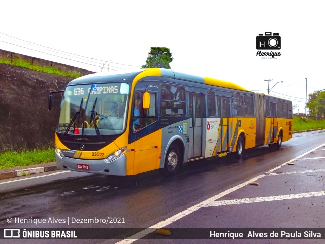 Transportes Capellini 23022 na cidade de Campinas, São Paulo, Brasil, por Henrique Alves de Paula Silva. ID da foto: 9897434.