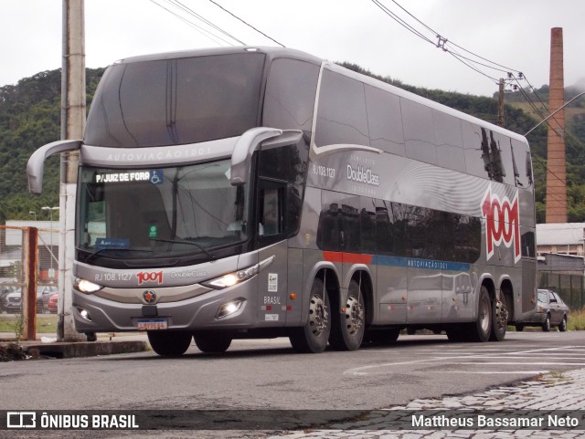 Auto Viação 1001 RJ 108.1127 na cidade de Juiz de Fora, Minas Gerais, Brasil, por Mattheus Bassamar Neto. Número da foto: #9898649.