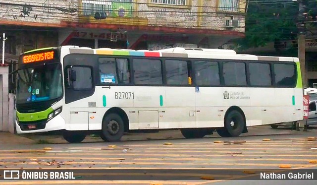 Caprichosa Auto Ônibus B27071 na cidade de Rio de Janeiro, Rio de Janeiro, Brasil, por Nathan Gabriel. Número da foto: #9897905.