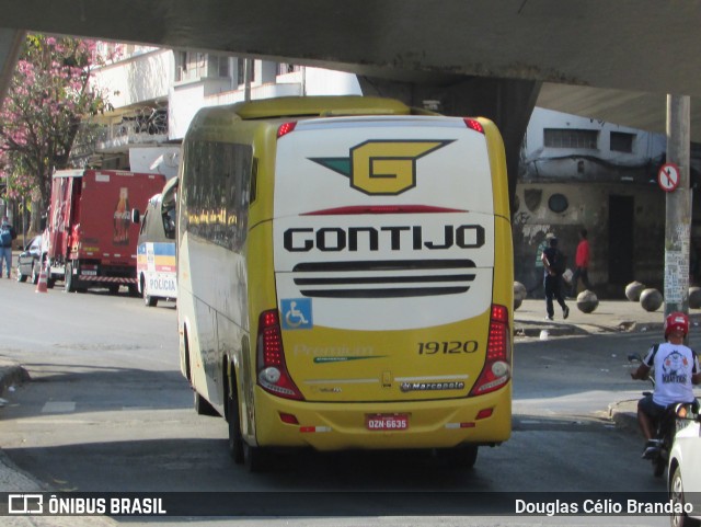 Empresa Gontijo de Transportes 19120 na cidade de Belo Horizonte, Minas Gerais, Brasil, por Douglas Célio Brandao. Número da foto: #9897888.