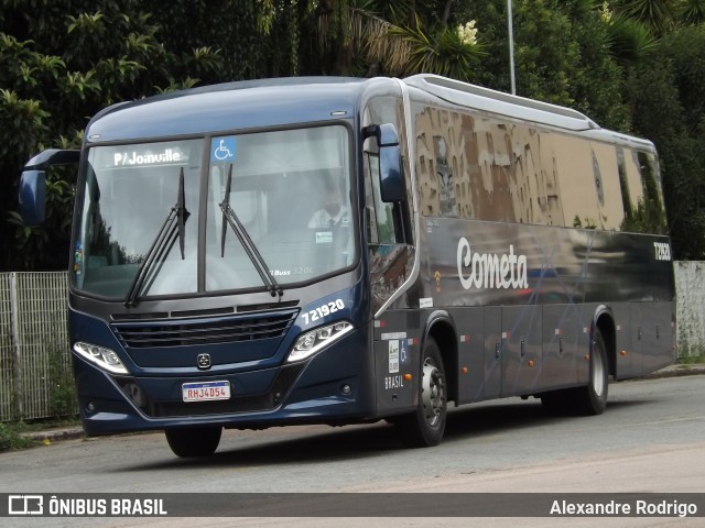 Viação Cometa 721920 na cidade de Curitiba, Paraná, Brasil, por Alexandre Rodrigo. ID da foto: 9898206.