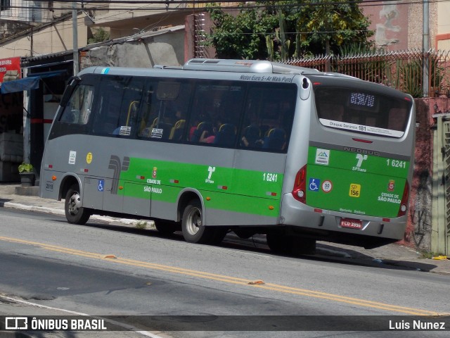 Transcooper > Norte Buss 1 6241 na cidade de São Paulo, São Paulo, Brasil, por Luis Nunez. ID da foto: 9897392.