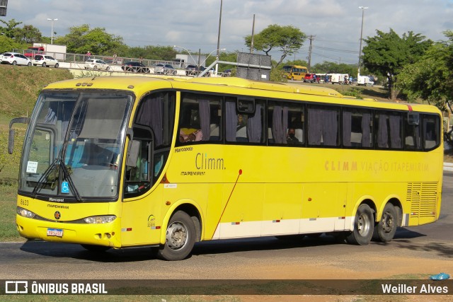 Viação Itapemirim 8633 na cidade de Aracaju, Sergipe, Brasil, por Weiller Alves. ID da foto: 9897724.