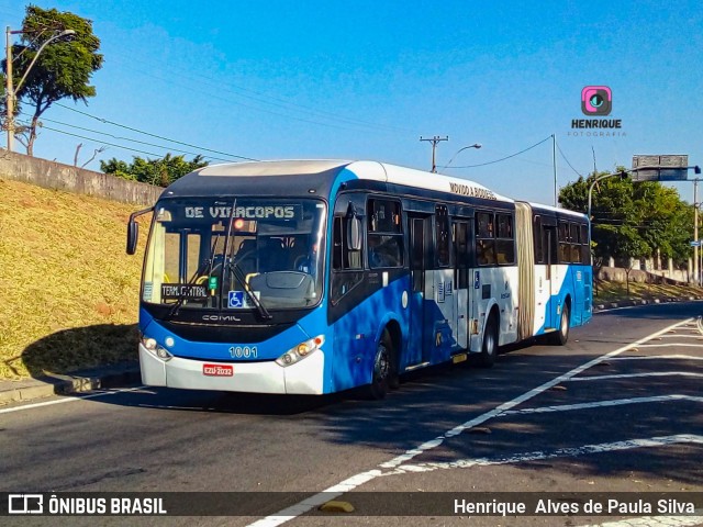 VB Transportes e Turismo 1001 na cidade de Campinas, São Paulo, Brasil, por Henrique Alves de Paula Silva. ID da foto: 9961852.