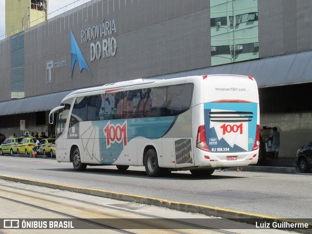 Auto Viação 1001 RJ 108.334 na cidade de Rio de Janeiro, Rio de Janeiro, Brasil, por Luiz Guilherme. Número da foto: #9963065.