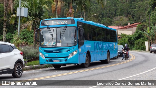 FAOL - Friburgo Auto Ônibus 578 na cidade de Nova Friburgo, Rio de Janeiro, Brasil, por Leonardo Correa Gomes Martins. Número da foto: #9961235.