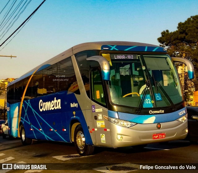 Viação Cometa 12318 na cidade de São Paulo, São Paulo, Brasil, por Felipe Goncalves do Vale. Número da foto: #9960416.