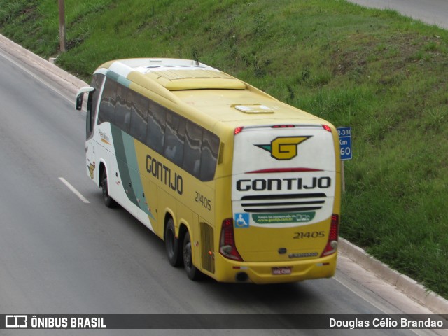 Empresa Gontijo de Transportes 21405 na cidade de Belo Horizonte, Minas Gerais, Brasil, por Douglas Célio Brandao. ID da foto: 9961586.