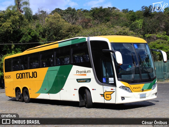 Empresa Gontijo de Transportes 15025 na cidade de Belo Horizonte, Minas Gerais, Brasil, por César Ônibus. ID da foto: 9962510.